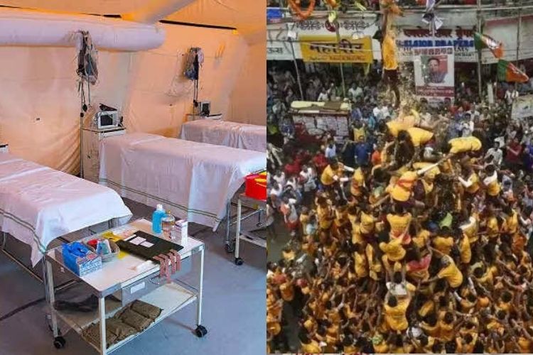 दहीहंडीदरम्यान जखमी होणाऱ्या गोविंदांना मोफत उपचार मिळणार, प्रशासनाचे निर्देश