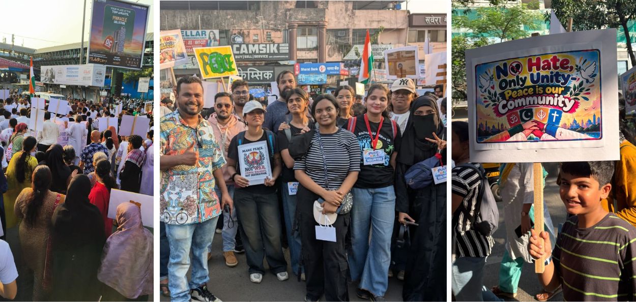 'वॉक फॉर पीस'च्या माध्यमातून मीरा रोडच्या नागरिकांकडून शांतता व भाईचाऱ्याचा संदेश