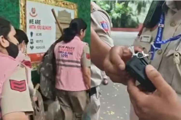 दिल्ली पोलिसांचा पिंक फोर्स 