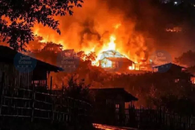 मणिपूरच्या कामजोंग जिल्ह्यात हिंसाचार; १५ घरे जाळण्यात आली 