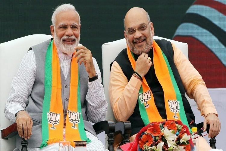 पंतप्रधान नरेंद्र मोदी आणि अमित शहा 