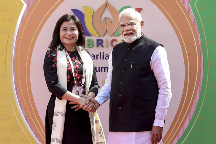 पंतप्रधान नरेंद्र मोदींची BRICS देशांच्या संसदीय शिष्टमंडळांशी भेट